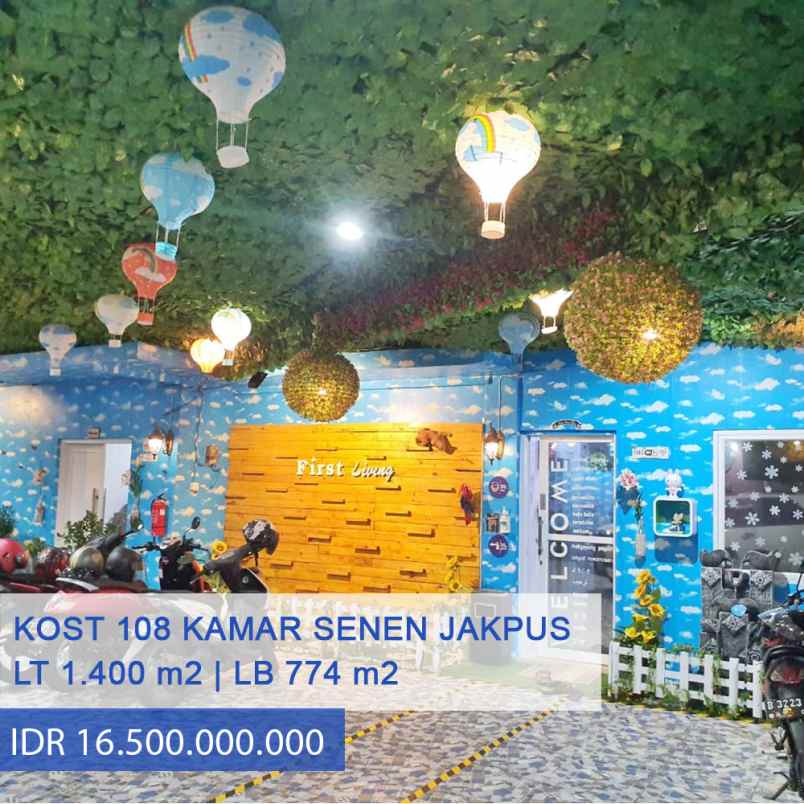 Rumah Kost 108 Kamar Populer Terisi Penuh Di Senen Jakarta Pusat