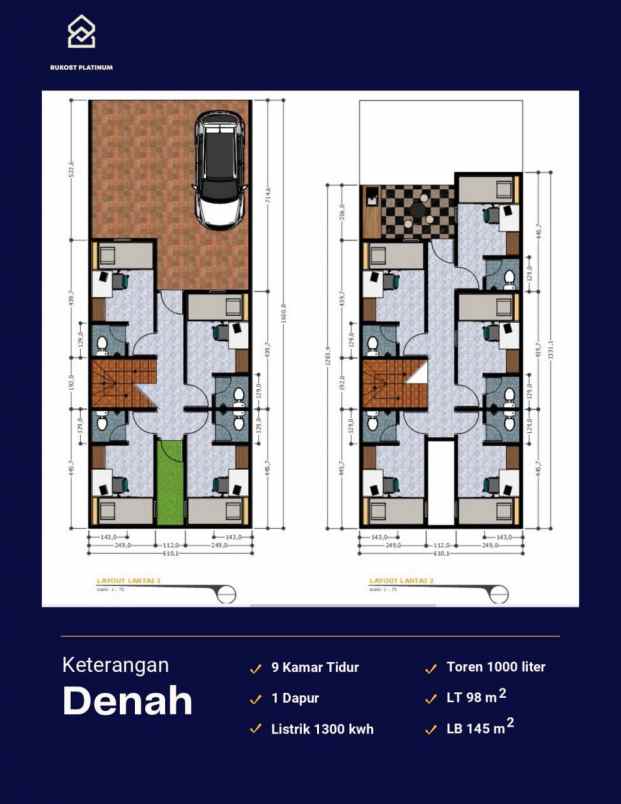 dijual kost cikarawang