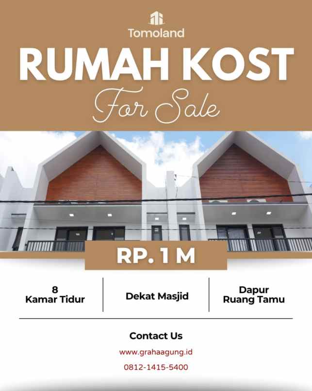 dijual kost jl chili jl perum joyo