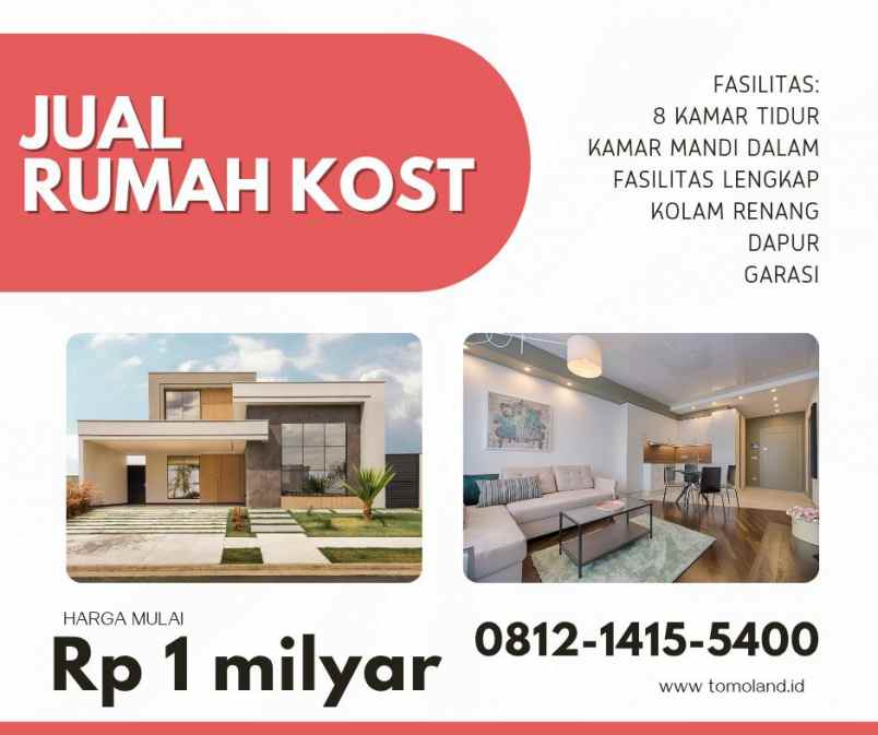 dijual kost jl chili jl perum joyo