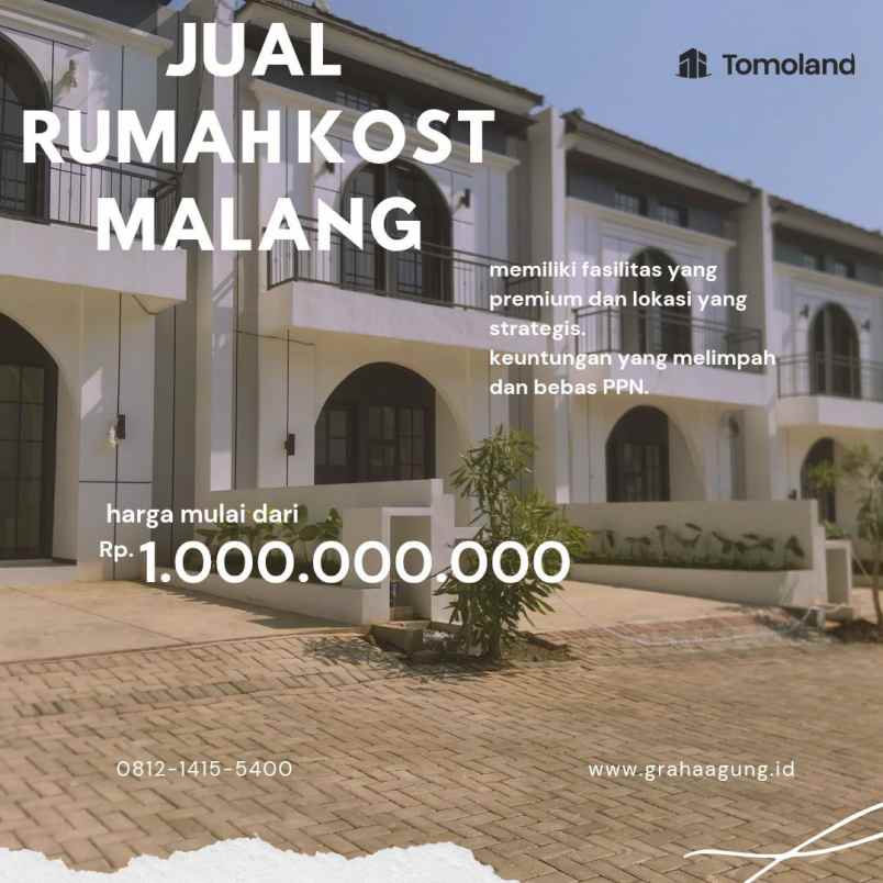 dijual kost jl chili jl perum joyo
