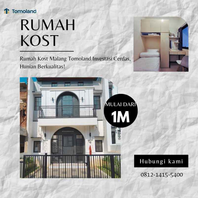 dijual kost jl chili jl perum joyo