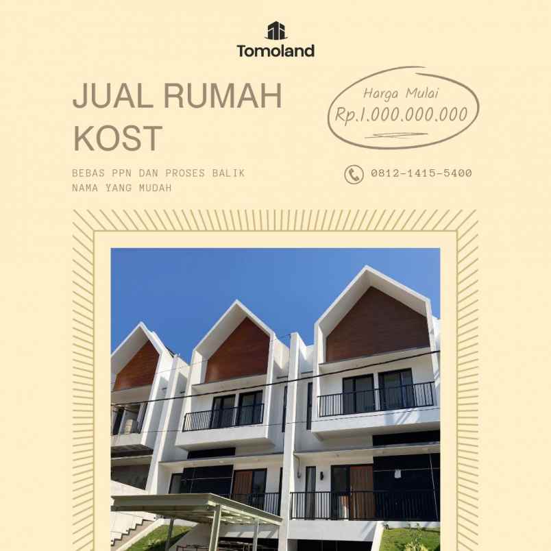 dijual kost jl chili jl perum joyo