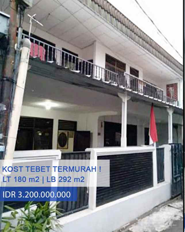 Dijual Rumah Kost Termurah Di Tebet Barat Jakarta Selatan