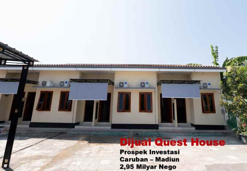 dijual quest house prospek investasi di caruban madiun