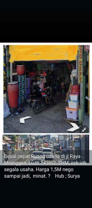 dijual ruang usaha di jl raya mranggen demak