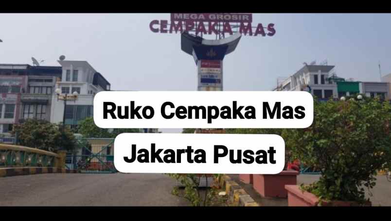dijual ruko 3 lantai cempaka putih jakarta pusat