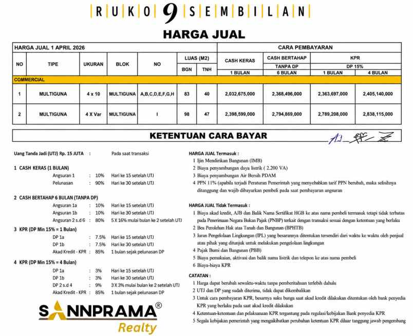 dijual ruko gudang kantor cilenggang tangsel
