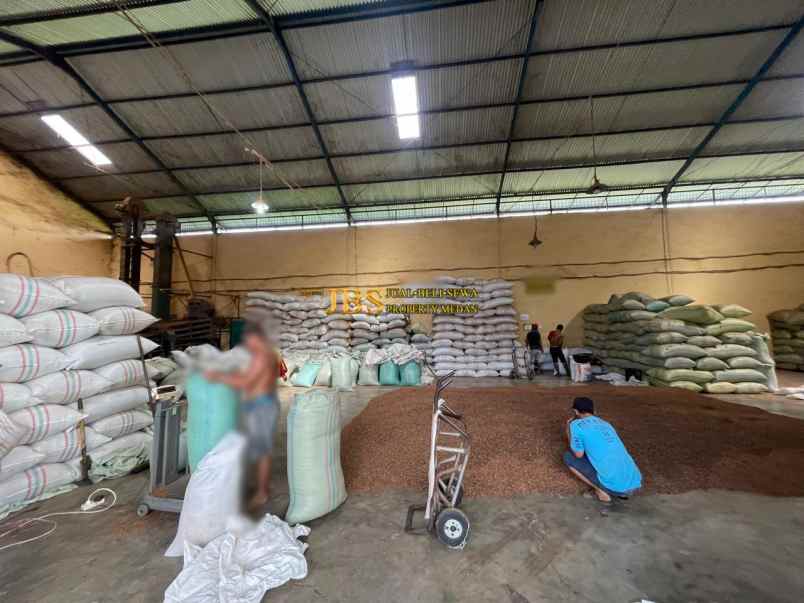 dijual ruko gudang kantor daerah kompos binjai jalan