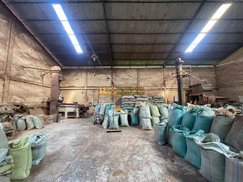 dijual ruko gudang kantor daerah kompos binjai jalan