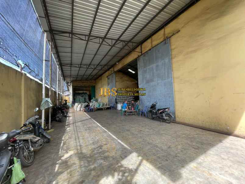 dijual ruko gudang kantor daerah kompos binjai jalan