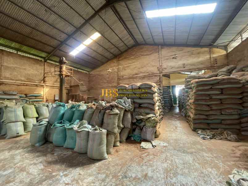 dijual ruko gudang kantor daerah kompos binjai jalan