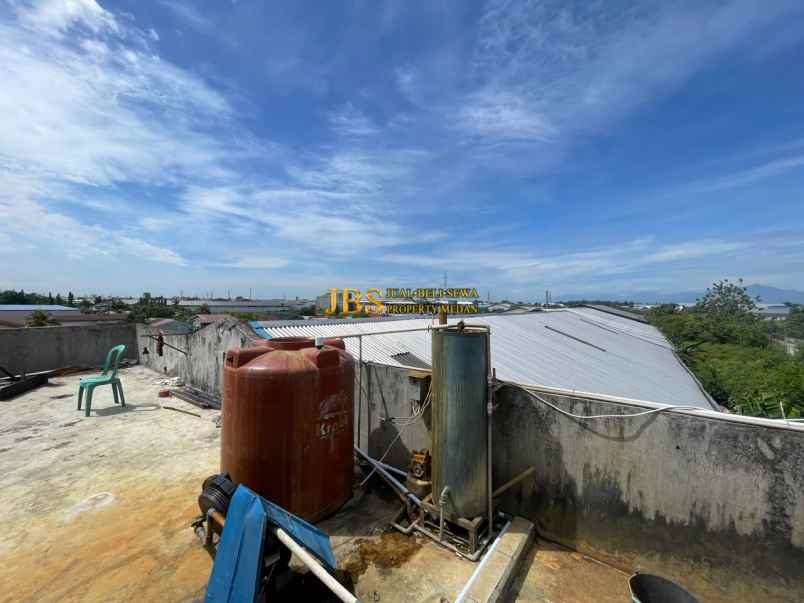 dijual ruko gudang kantor daerah kompos binjai jalan