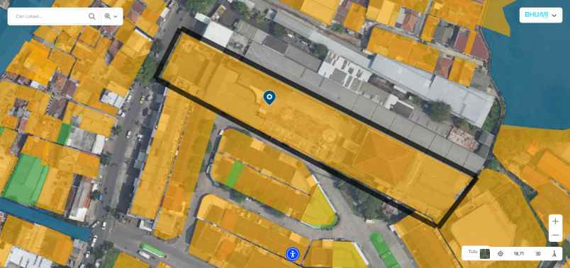 dijual ruko gudang kantor jalan holis