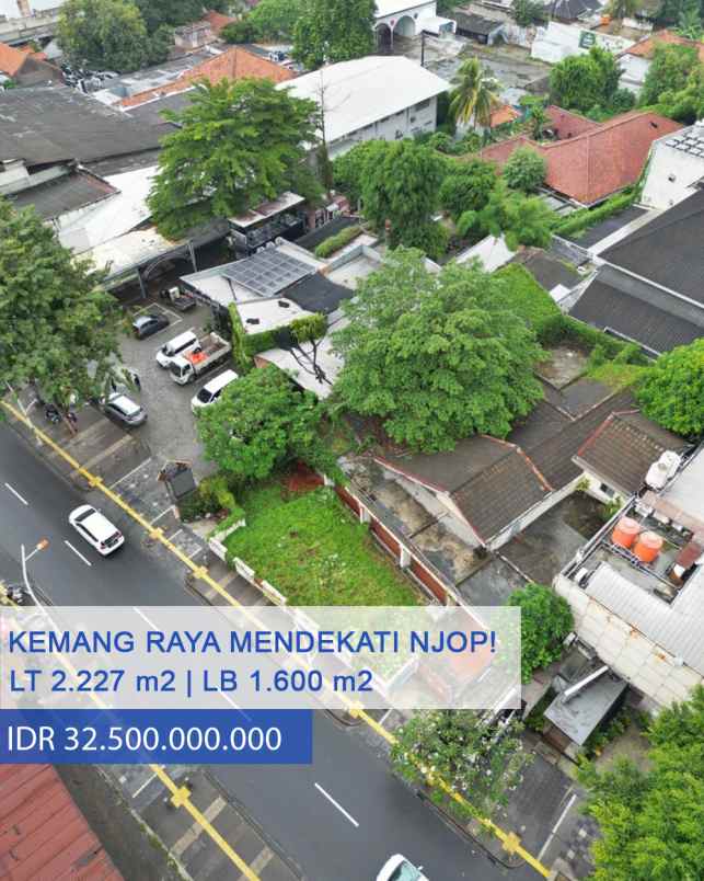 Rumah Hitung Tanah Mendekati Njop Di Jl Kemang Raya Jakarta Selatan