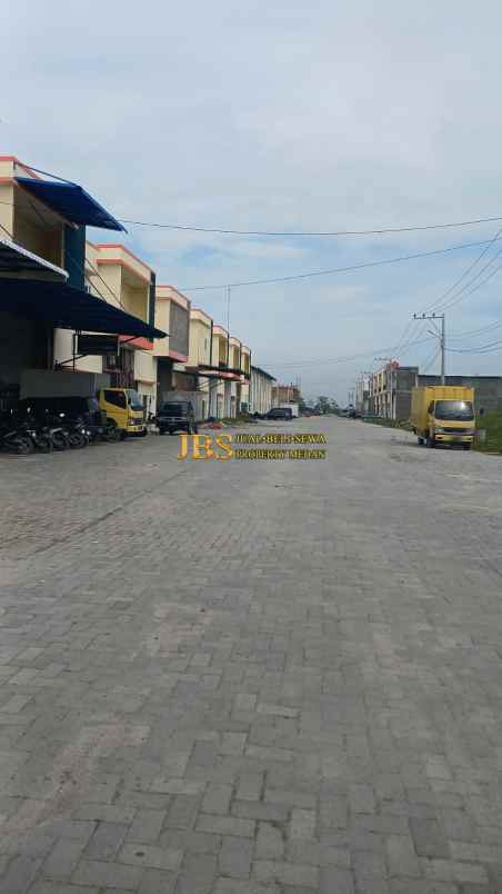 dijual ruko gudang kantor komplek pergudangan paluh