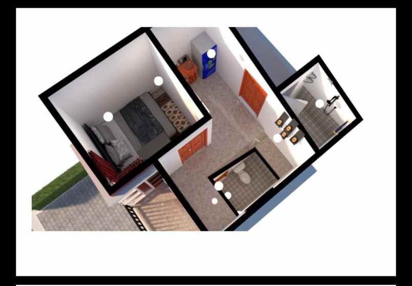 dijual rumah 1 lantai tipe mezanine di cileunyi