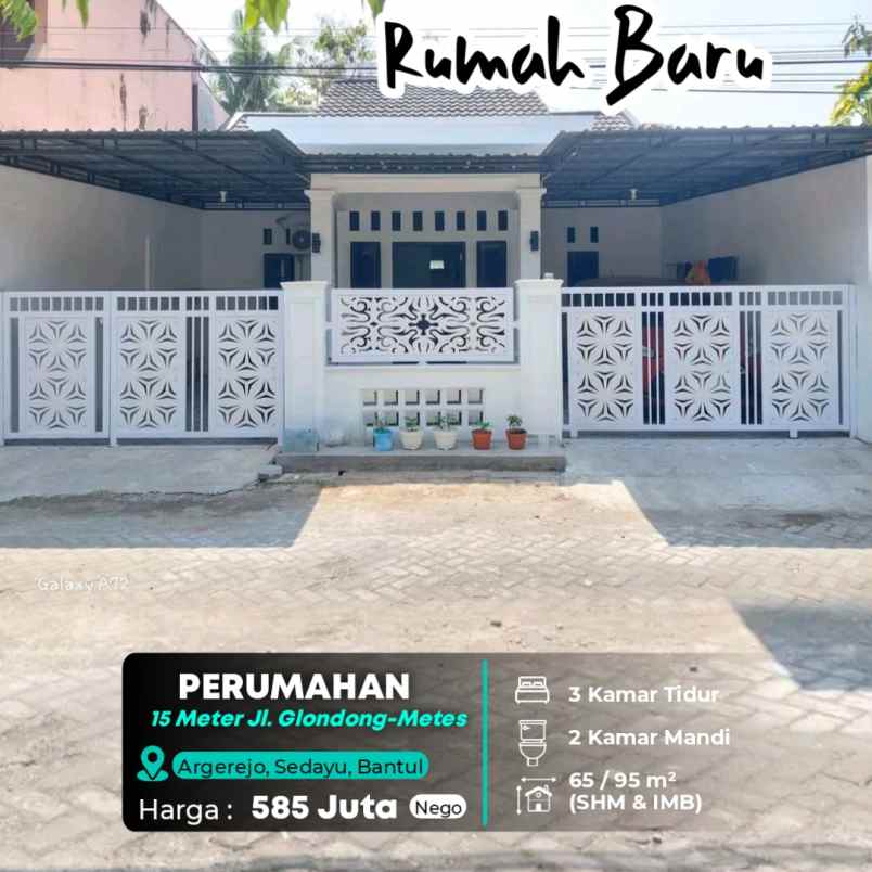 dijual rumah argorejo