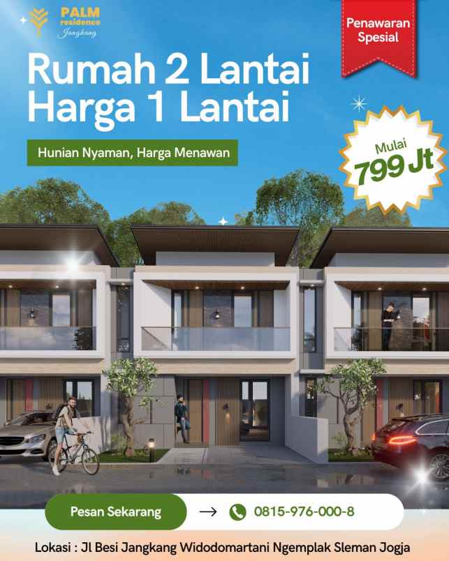 dijual rumah banglen widodomartani