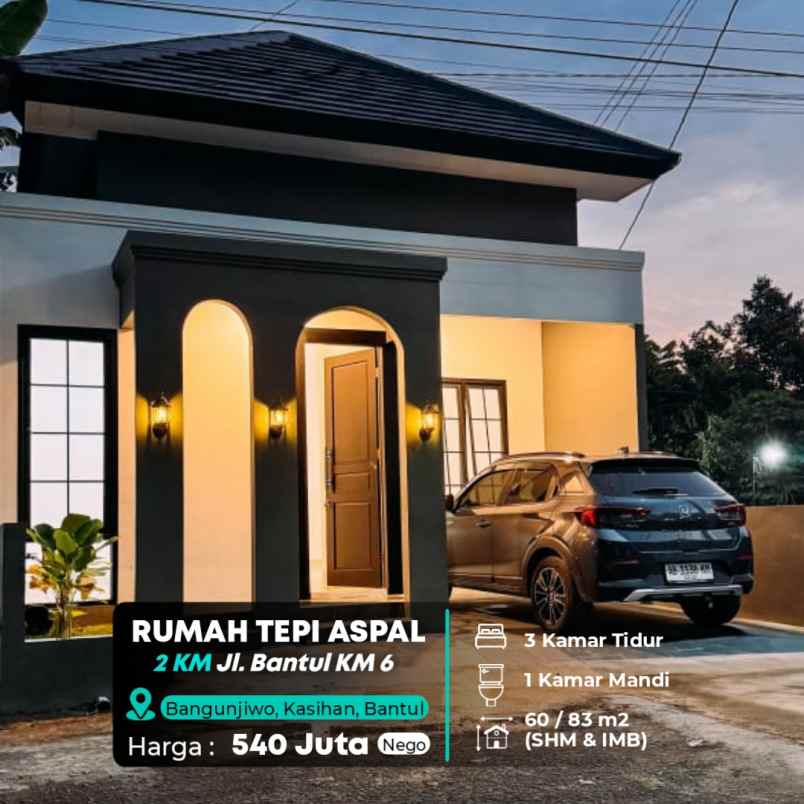dijual rumah bangunjiwo