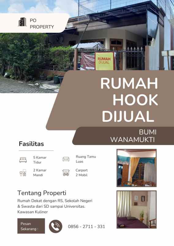 dijual rumah bumi wana mukti