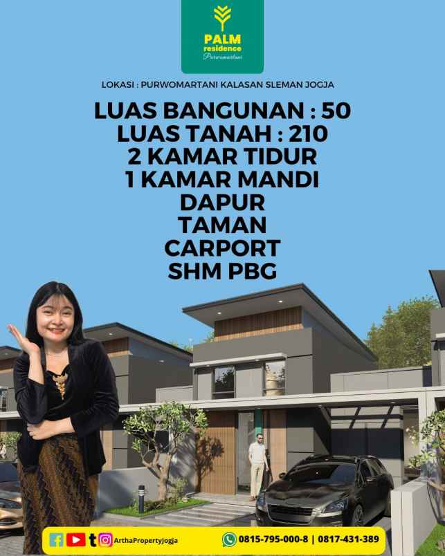 dijual rumah dayakan purwomartani