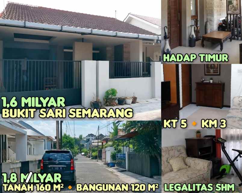 dijual rumah di bukit sari tembalang semarang