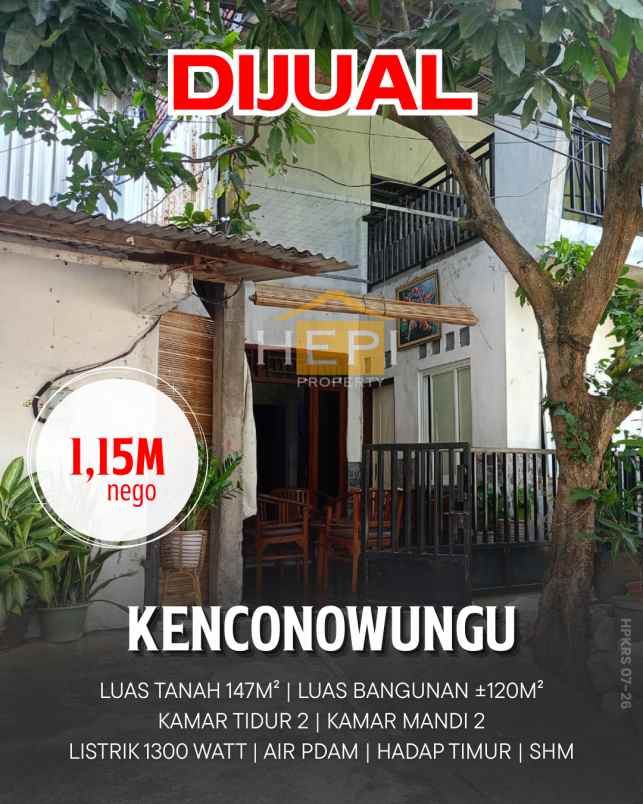 dijual rumah di kenconowungu semarang