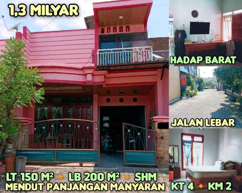 dijual rumah di mendut panjangan sembar semarang