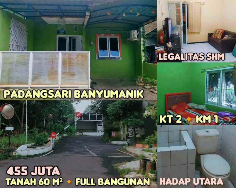 dijual rumah di padangsari banyumanik semarang