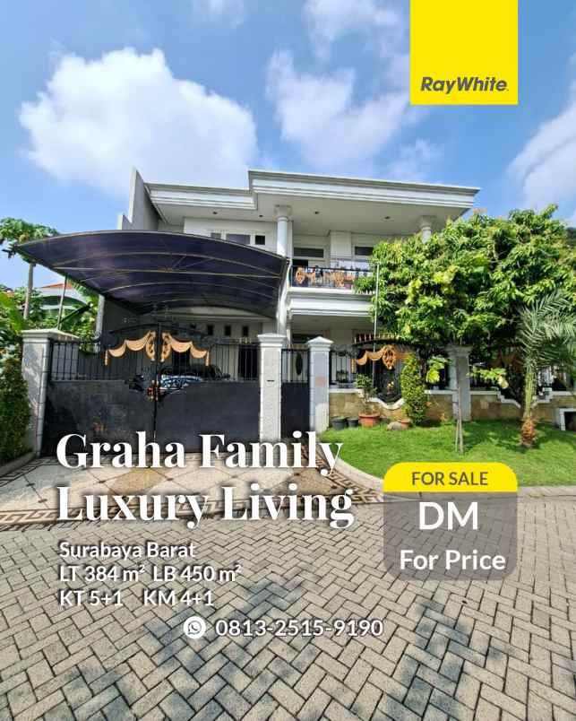 dijual rumah graha famili surabaya