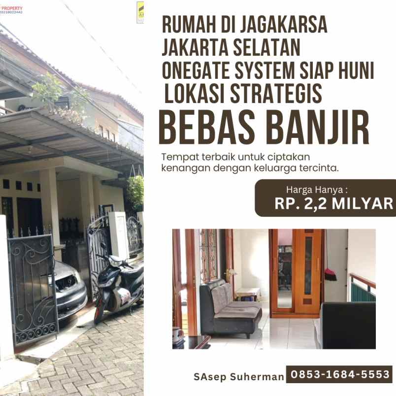 dijual rumah jagakarsa jakarta selatan