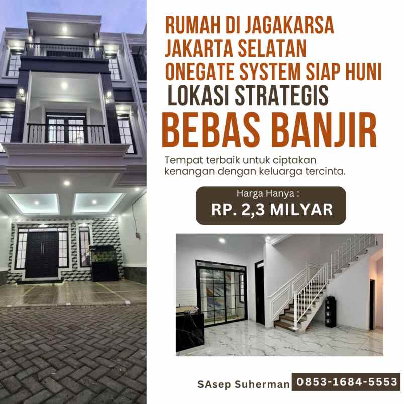 dijual rumah jagakarsa jakarta selatan