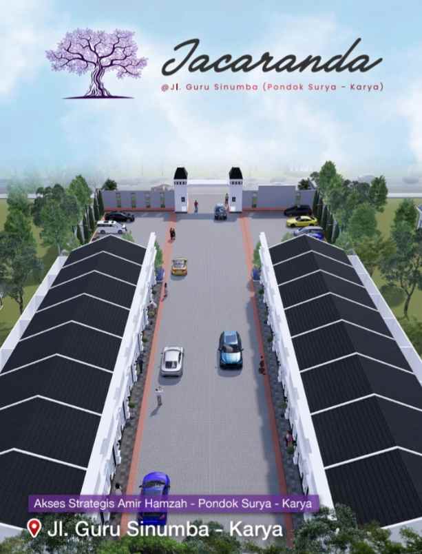 dijual rumah jalan guru sinumba karya
