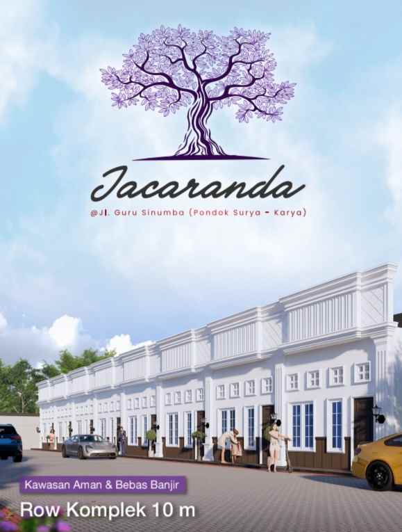 dijual rumah jalan guru sinumba karya