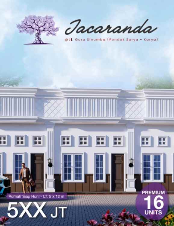 dijual rumah jalan guru sinumba karya