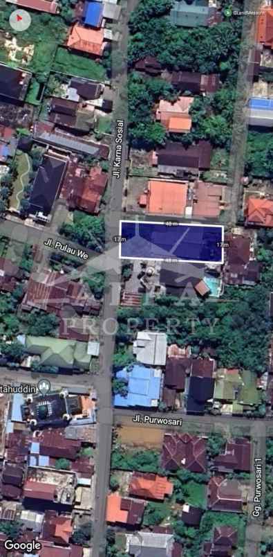 dijual rumah jalan karna sosial