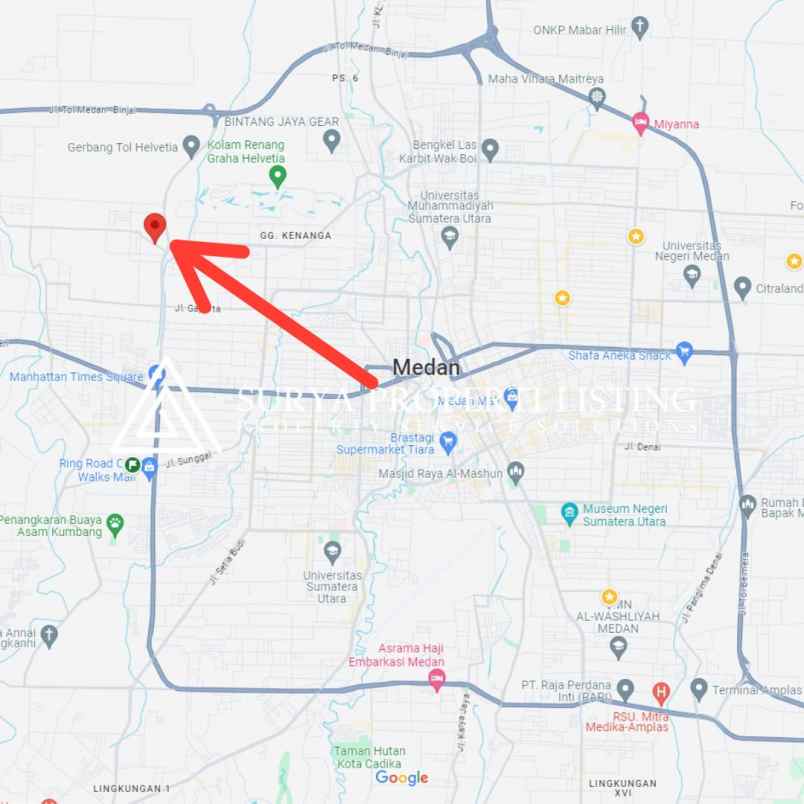 dijual rumah jalan permasyarakatan delima sunggal