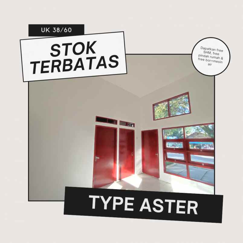 dijual rumah jalan raya megu cisoka