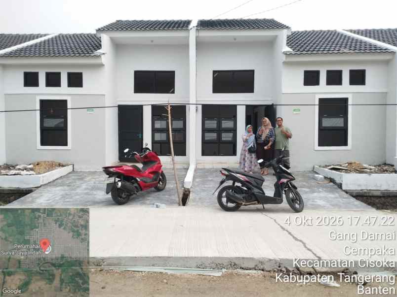 dijual rumah jalan raya megu cisoka