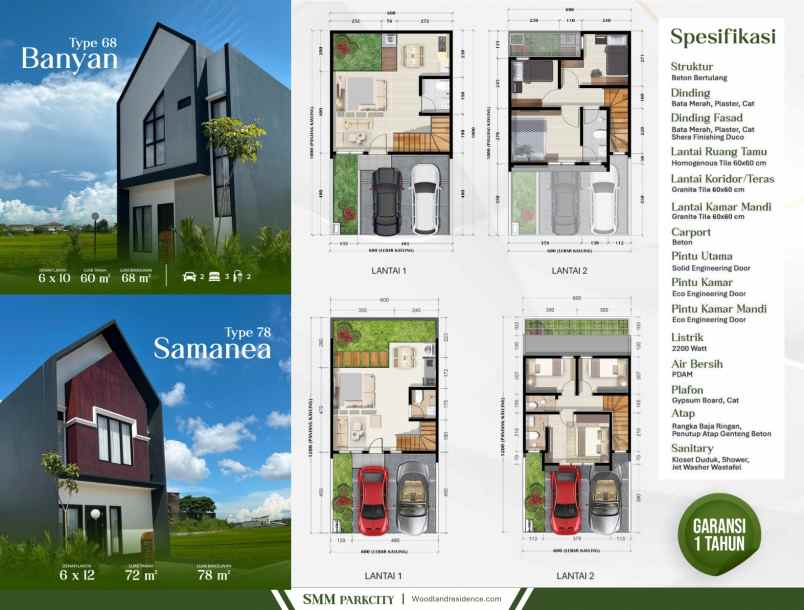 dijual rumah jl antang raya antang