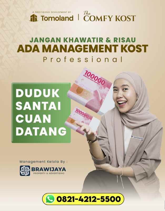 dijual rumah jl chili joyogrand blok