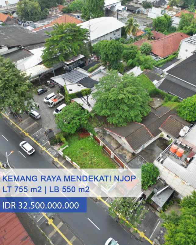 Rumah Hitung Tanah Murah Di Jl Kemang Raya Jakarta Selatan