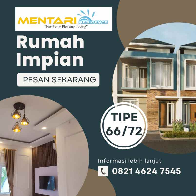 dijual rumah jl wahid hasyim