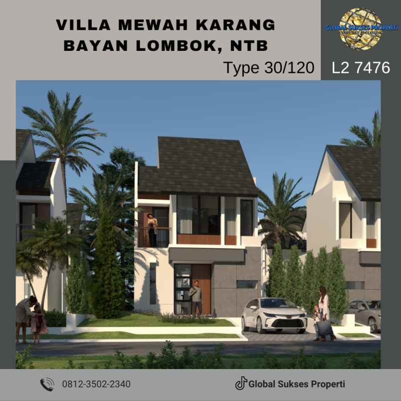 Rumah Villa Mewah Modern Strategis Di Karang Bayan Lingsar Ntb