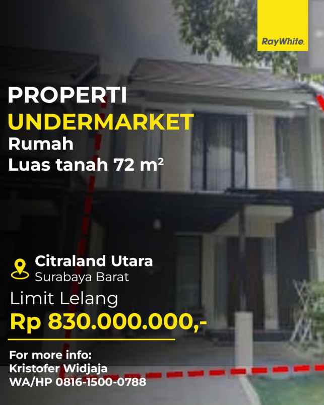 dijual rumah north west hill citraland