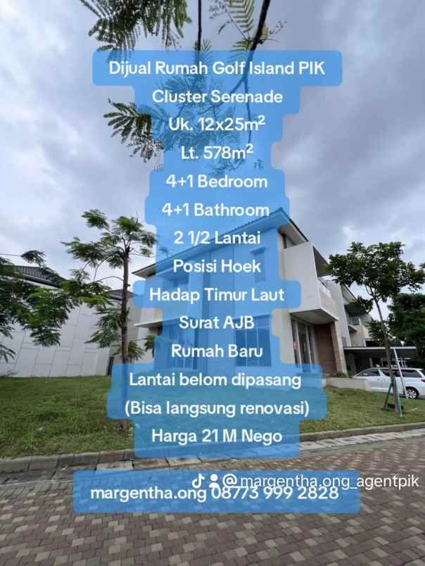 dijual rumah pantai indah kapuk jakarta