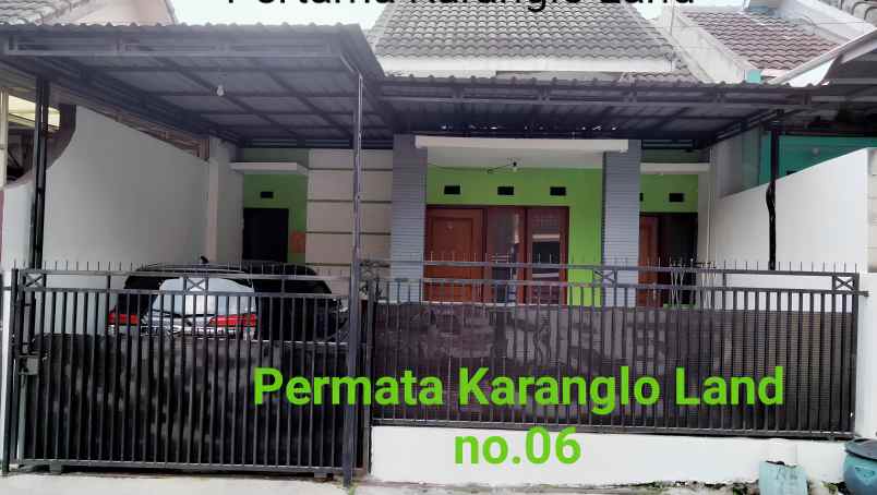 dijual rumah permata karanglo land no