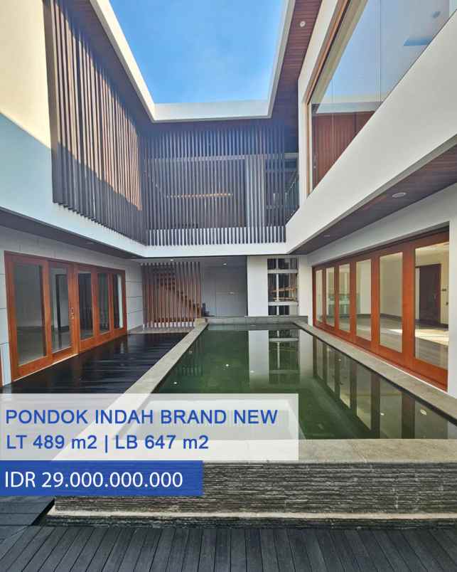 Rumah Mewah Baru Lokasi Prime Di Pondok Indah Jakarta Selatan