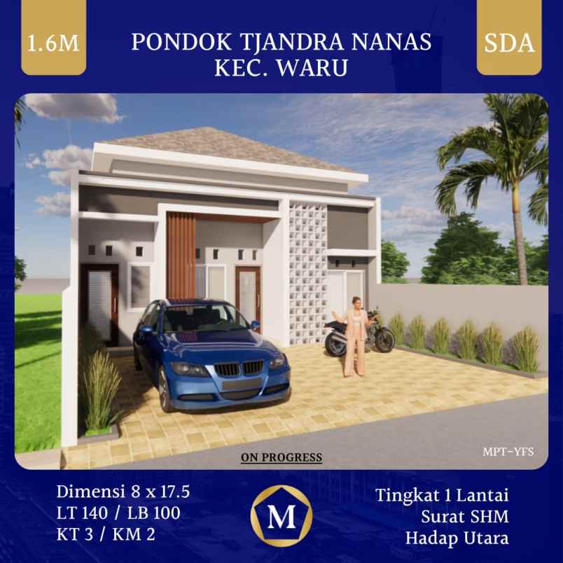 Rumah Baru Pondok Tjandra Nanas Sidoarjo 16m On Progress Pembangunan